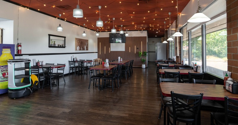 Interior, dining area