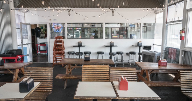 Interior seating area