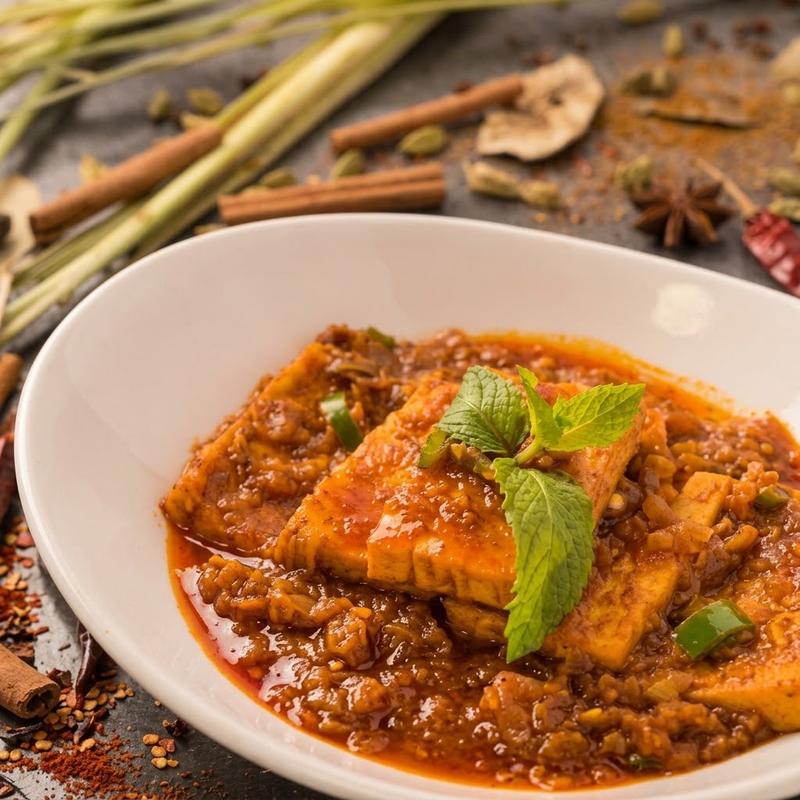 Yellow Tofu, Red Curry** photo