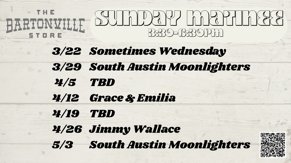 Sunday Matinee Music event photo