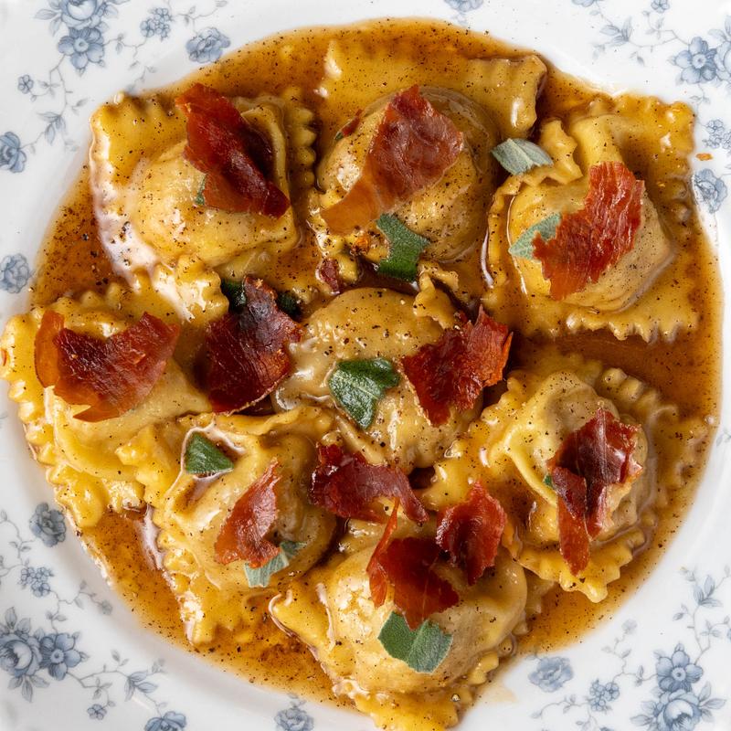 menu item 7 of 17, Saltimbocca Ravioli