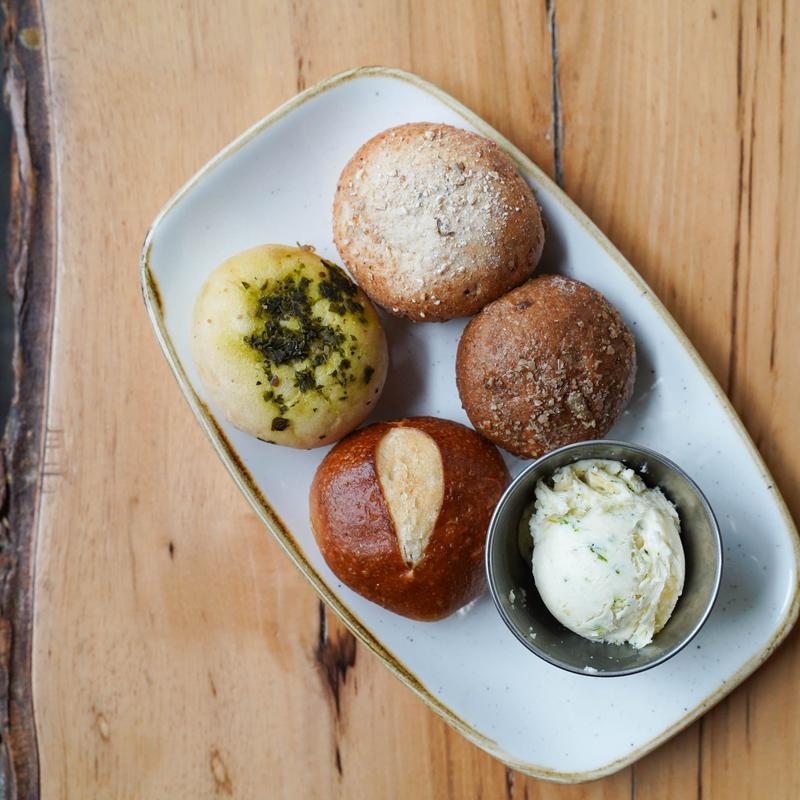 Mini Rolls with Garlic Herb Butter photo