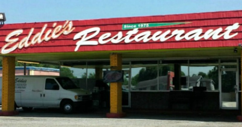 The exterior of Eddie's Restaurant