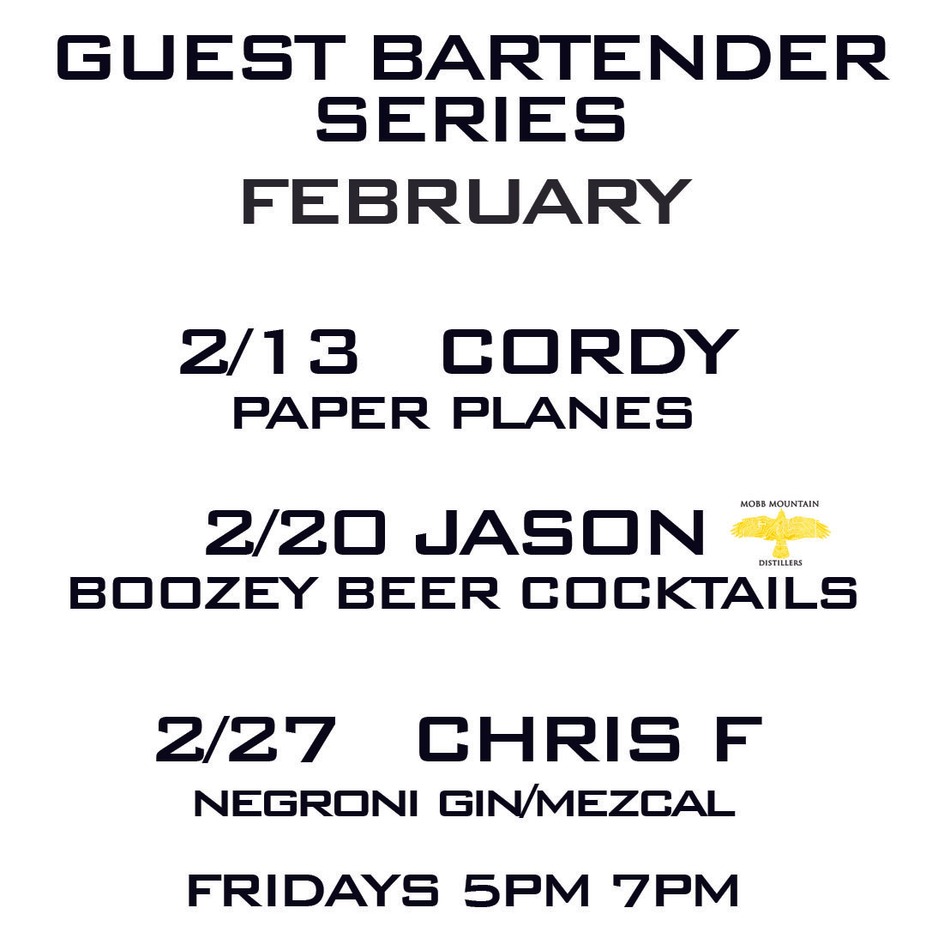 GUEST BAR TENDER SERIES event photo