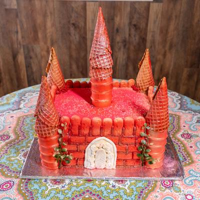 Castle birthday cake