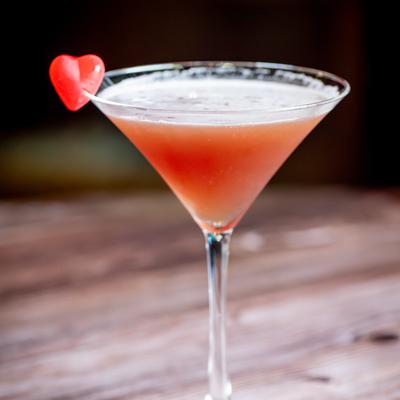 Red Martini cocktail.
