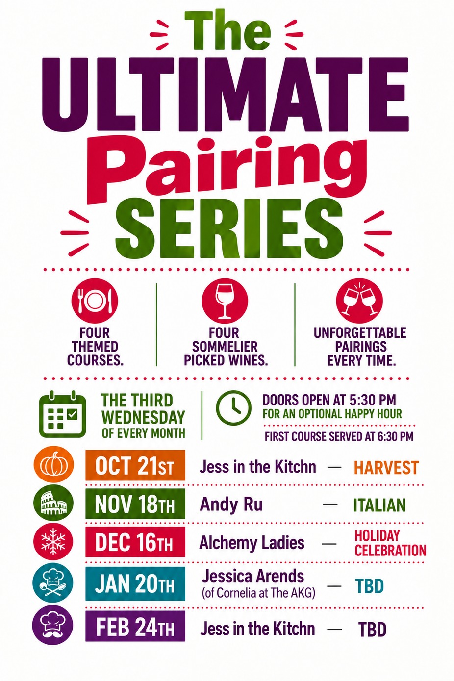 The Ultimate Pairing Sries event photo