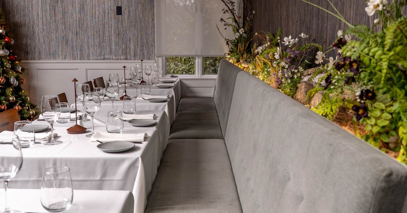 Interior seating space