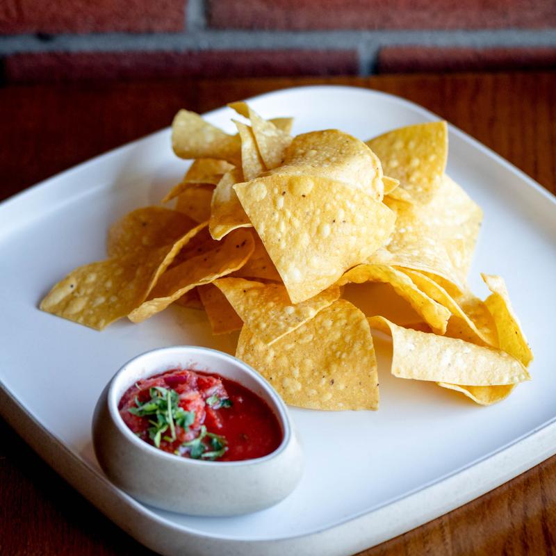 Organic Homemade Chips and Salsa photo