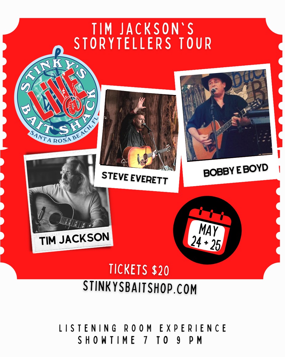 Live @ Stinky's Bait Shack: Tim Jackson's Storytellers Tour event photo