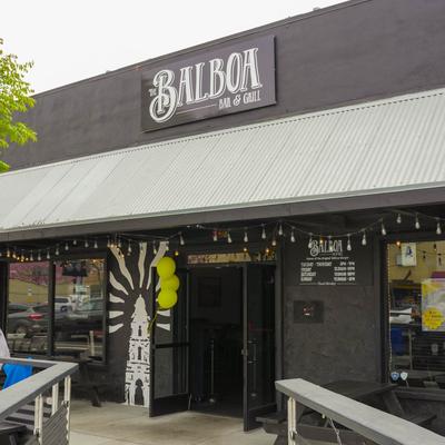 The restaurant's entrance.