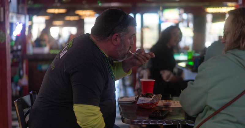 Inerior, bar, guest eating