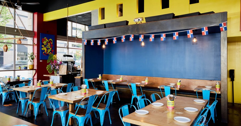 Interior, dining area