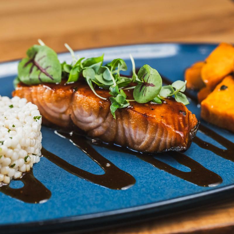 menu item 15 of 36, Brown Sugar Roasted Salmon