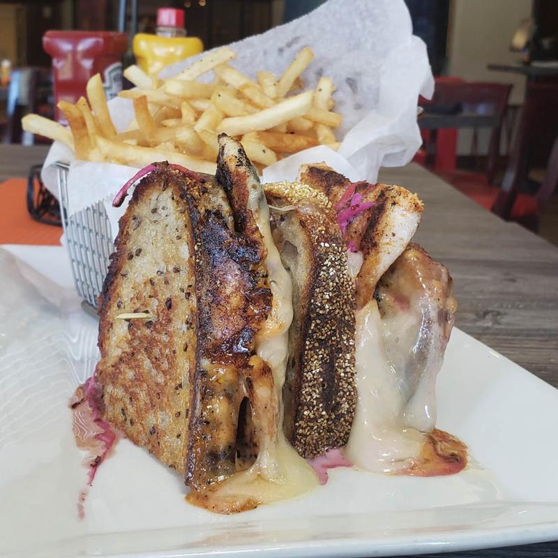 Blackened Mahi Reuben photo