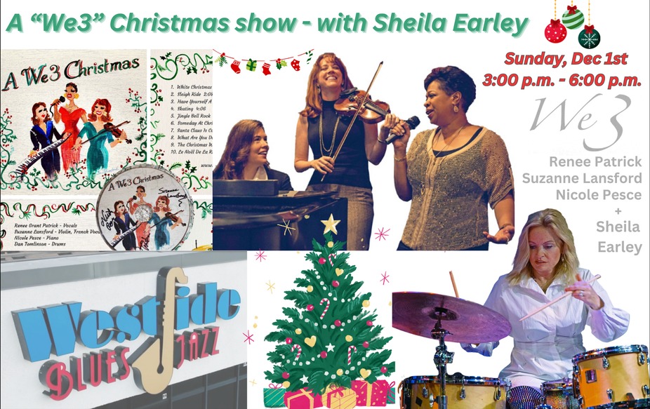 We3 & Sheila Earley: a jazzy Christmas special event photo