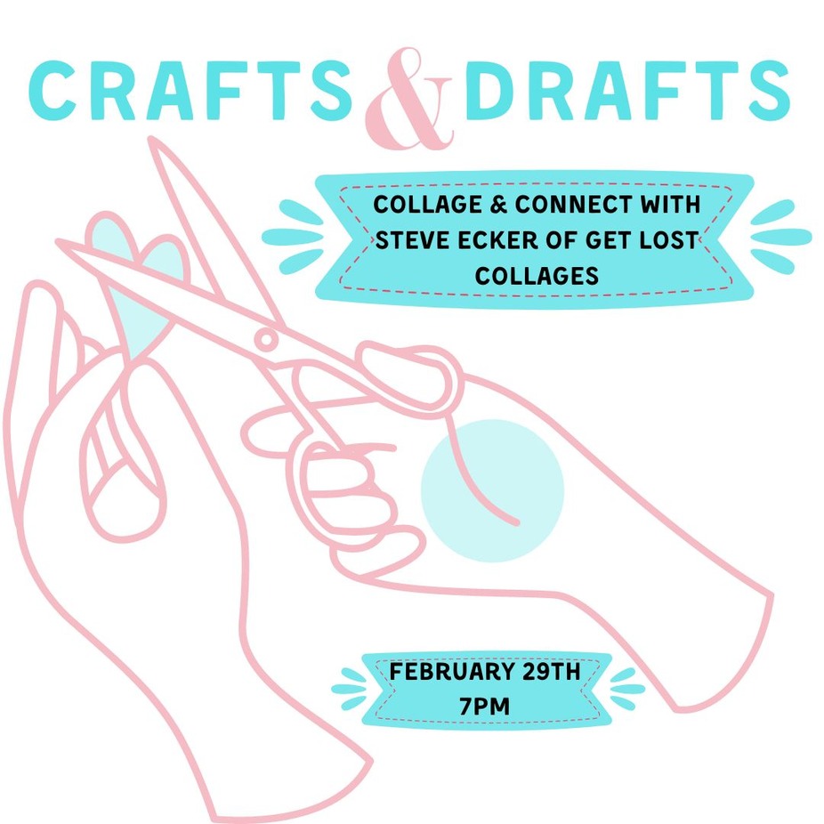 Crafts & Drafts: Collage and Connect event photo