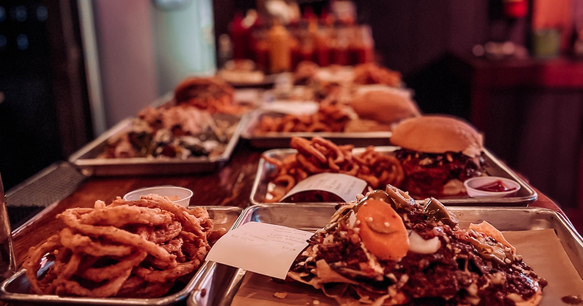 Various food on the table