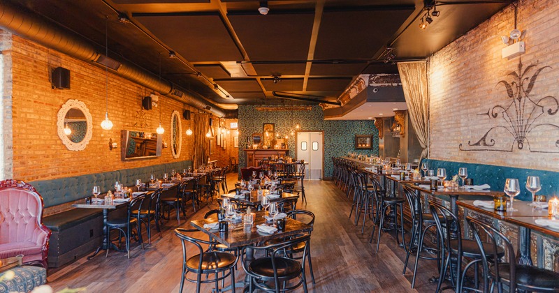 Interior, dining area