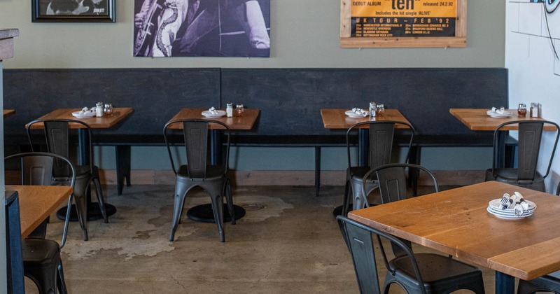 Interior, dining area