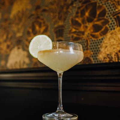 Glass of Smoking Honey drink