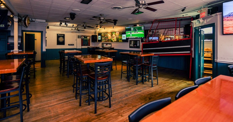 Interior, tables and seats