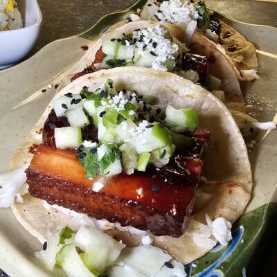 Porky Asia Tacos.