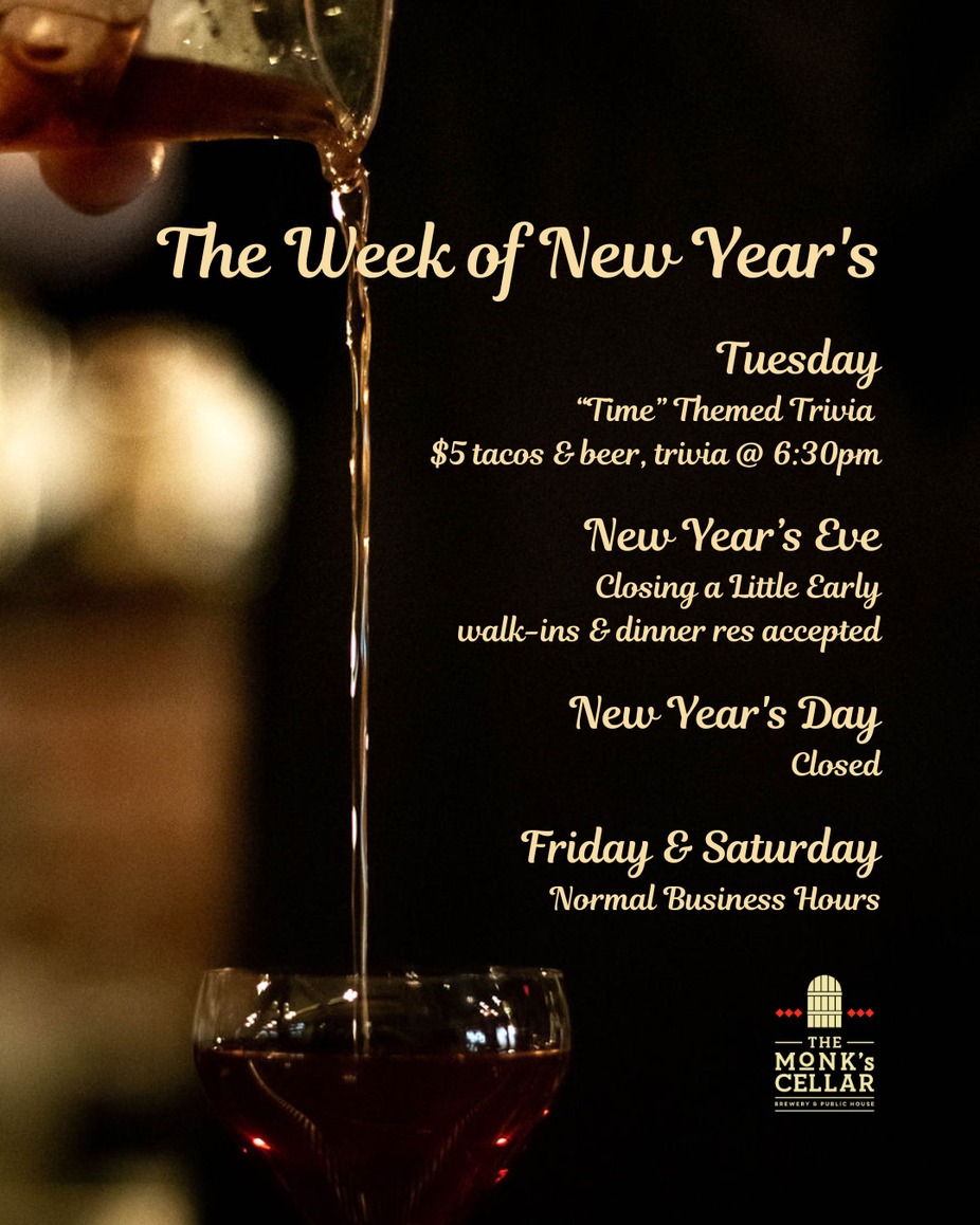 New Year's Week Schedule event photo