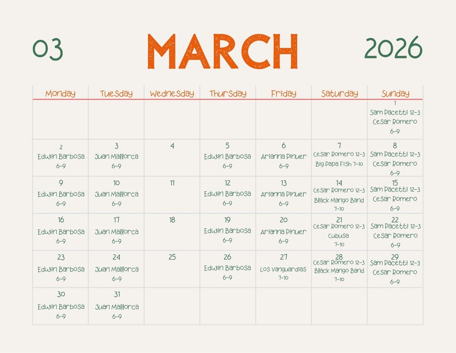 March Live Music event photo