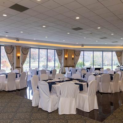 A large dining hall.