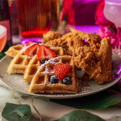 Chicken and Waffles.