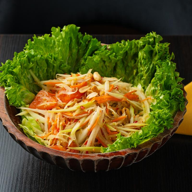 menu item 1 of 8, 26. Papaya Salad Thai Style