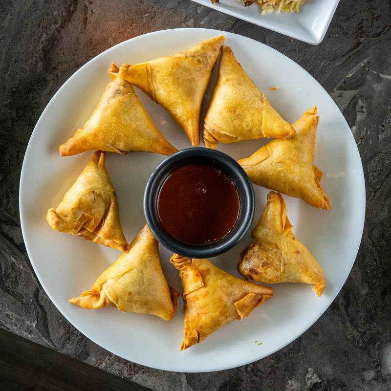 menu item 3 of 12, Chicken Samosas