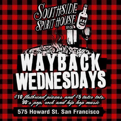 Flyer promoting the Wayback Wednesdays event.