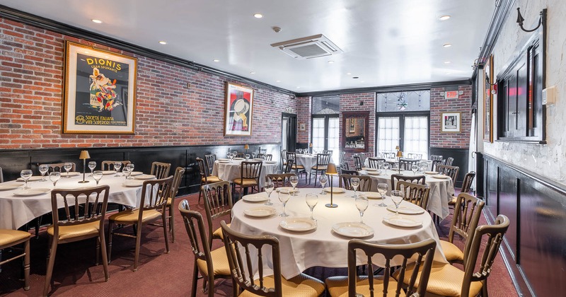 Interior, Portofino dining room