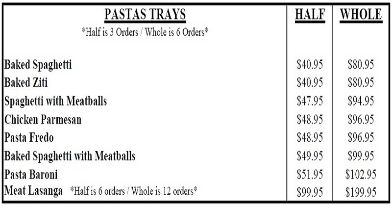 Catering Menu Part 4