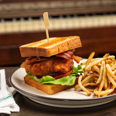 Fried Chicken BLT Sandwich
