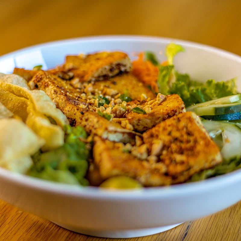 Japanese 7 Spice Tofu Vermicelli Bowl photo