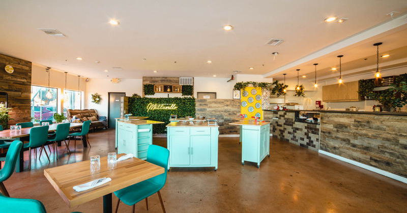 Interior, seating area