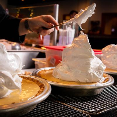 Key lime Meringue Pies