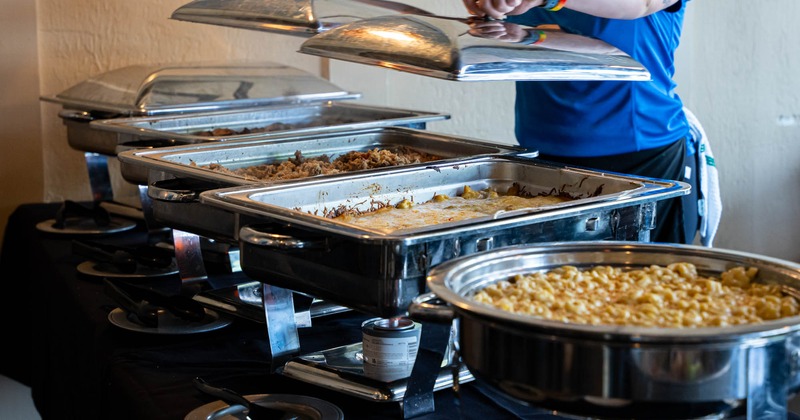 Full buffet from Smoke on the Water Greenville