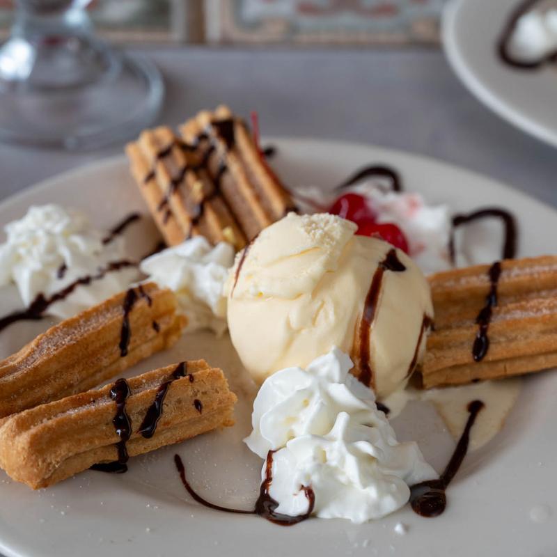 menu item 8 of 8, Churros