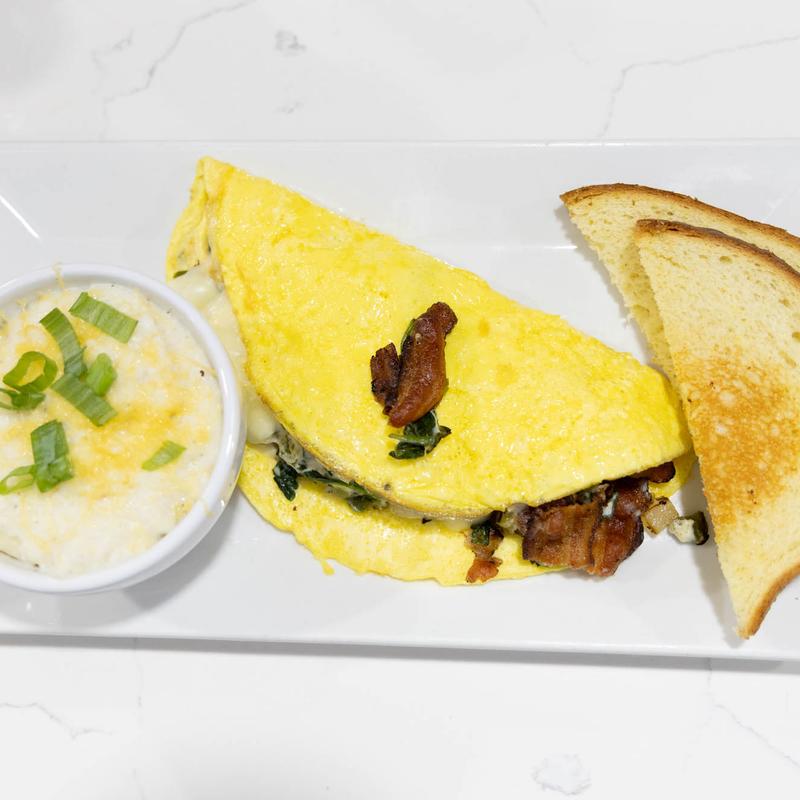 Triple stuffed omelette 