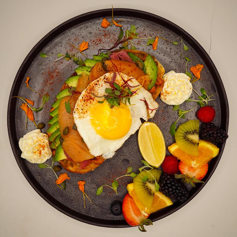 Avocado Toast with Smoked Salmon photo