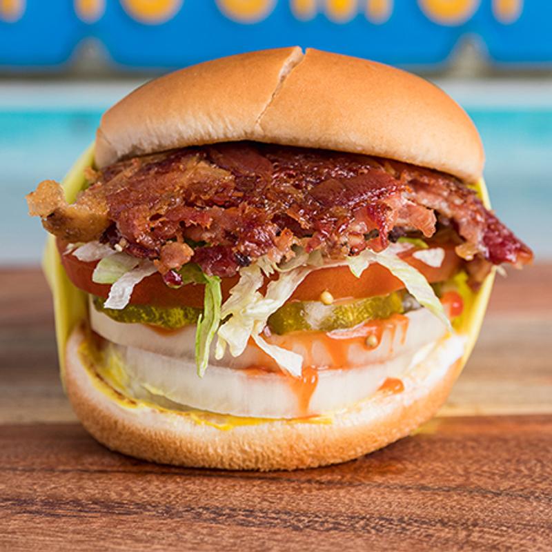 Mini Bacon Hamburger photo