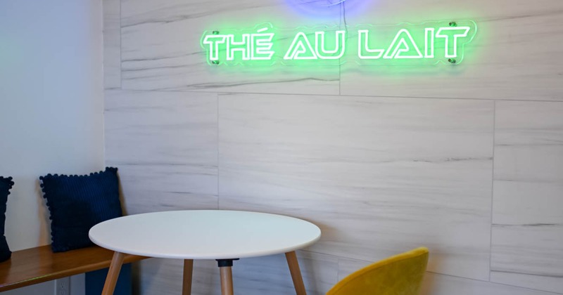 Interior seating space