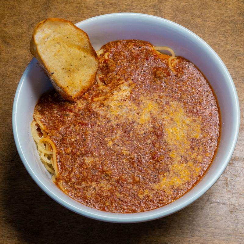 menu item 12 of 12, Spaghetti with Meat Sauce