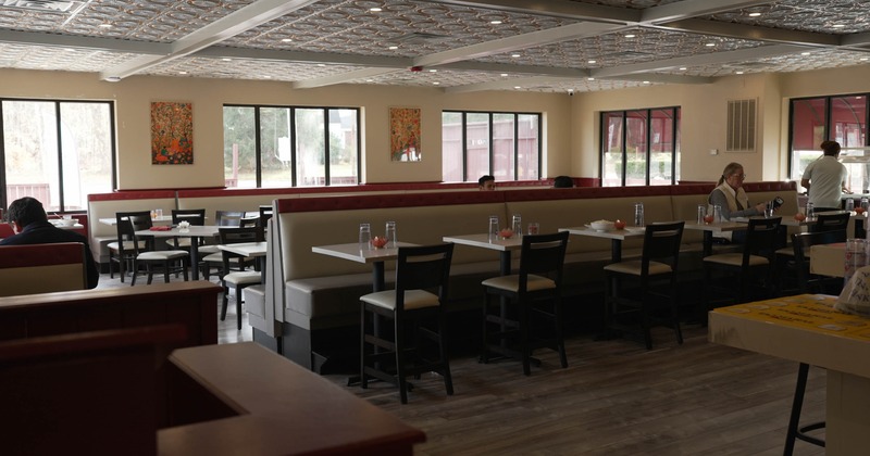 Interior seating area