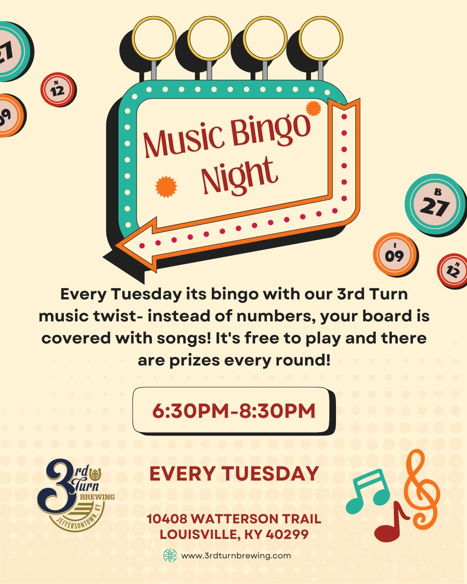 Music Bingo event photo