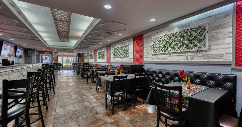 Interior, dining area